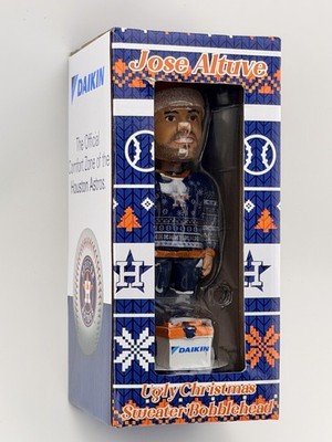 Jose Altuve Houston Astros Ugly Christmas Sweater Bobblehead Daikin SGA 7/24/25