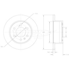Disque de frein Skoda 130
