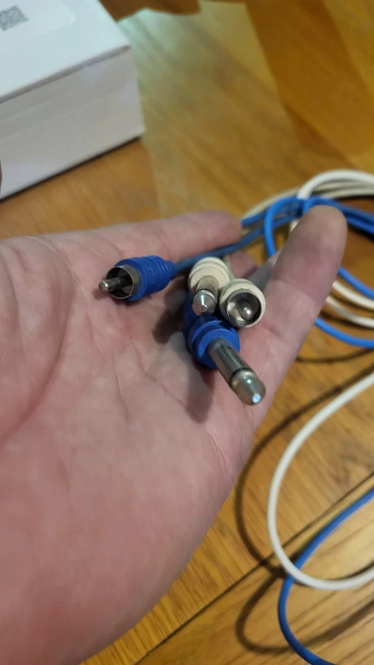 2 X Fostex 1.5m  Patch Connector audio Cable  Wires 6.25mm Jack To Phone Male.  - Image 2 of 4