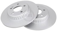 2X Bremsscheibe A.B.S. 18539 FüR Mercedes Klasse W205 Model S205 C205 A205 160