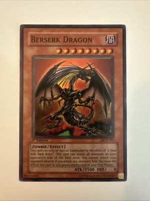 Yu-Gi-Oh! Berserk Dragon DCR-019 *Super Rare /1st Edition* LP