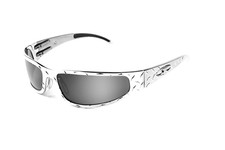 NUEVO ICICLES Baby Bagger Gafas de sol plateadas con lentes espejadas con marco de diamante cromado