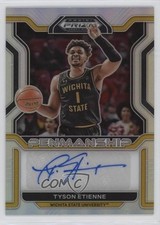 2022 Panini Prizm Draft Picks College Penmanship Silver Tyson Etienne Auto wc7