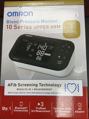 Omron 10 Series Upper Arm Blood Pressure Monitor AFib Bluetooth - New Sealed