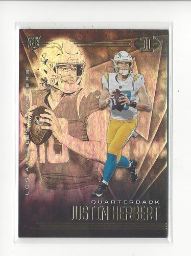 2020 Panini Illusions #7 Justin Herbert RC Rookie Chargers - Picture 1 of 2
