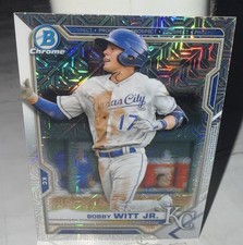 2021 Bowman Mega Box Chrome BCP-1 Bobby Witt Jr. Mojo Refractor