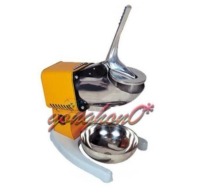 200v 120kg/h Electric Ice Crusher Shaver Machine Snow Cone Maker Shaved Ice #qm