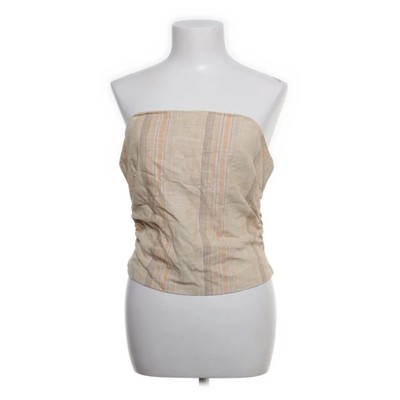 Divided by H&M, Tube Top, Größe: M, Beige/Mehrfarbig, Viskose/Leinen #svS