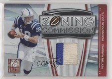2008 Donruss Elite Zoning Commission Jerseys Prime 46/50 Peyton Manning HOF 00d2
