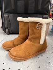 Youth Michael Kors Boots, Brown, Kids, Glitter, Fur