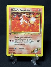 Pokémon TCG Blaine's Growlithe Gym Heroes 62/132 Regular 1st Edition Common on eBay