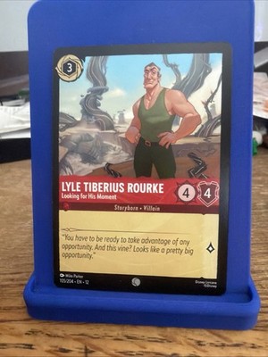 Disney Lorcana Wilds Unknown Lyle Tiberius Rourke Looking for His Moment 105/204
