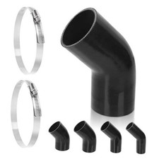  1Pcs 3 Inch - 76mm Elbow 4-Ply Reinforced Silicone Hose 3"(76mm) 45 Degree