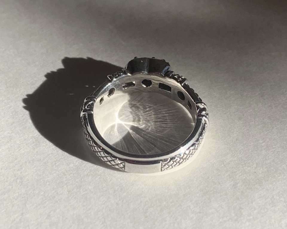 Pendientes colgantes y anillo a juego Judith Ripka-925 plata oro 18K rosa con cierre de palanca nuevos con etiquetas Foto 4 de 4