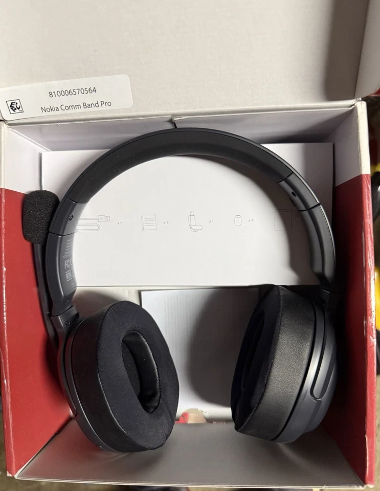 Auriculares inalámbricos Nokia CB-301BK Comm Band Pro 2 en 1 - negros Foto 4 de 4