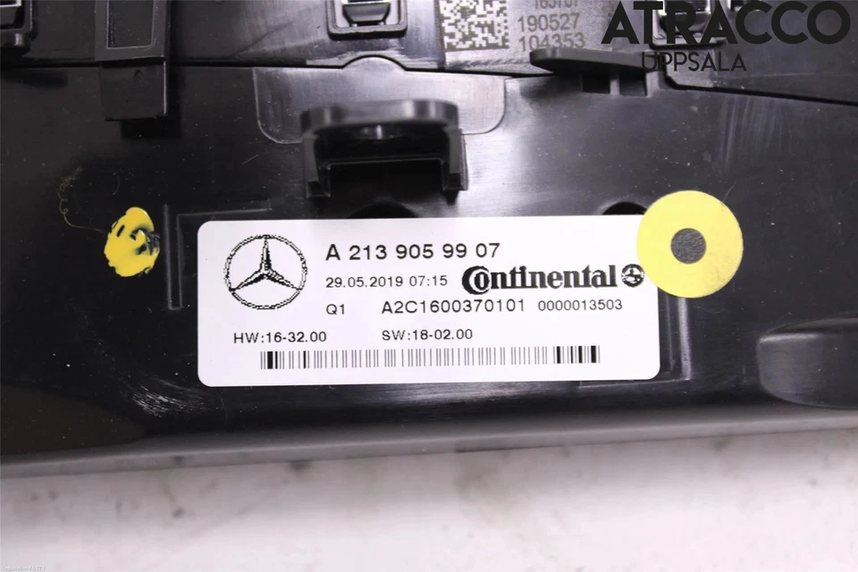 Centralina Clima ORIGINALE MERCEDES-BENZ CLASSE E T-Model (S213) 2019 - Immagine 3 di 3