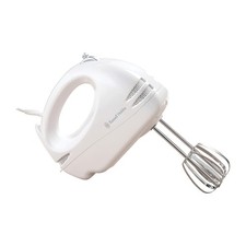 Image of Russell Hobbs Hand Mixer, 125 Watt , 6 Speed Settings, White *Damaged Box*