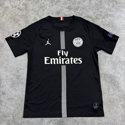 Paris Saint-Germain Jersey Mens Black UEFA UCL Soccer Neymar Jr 10