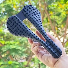 3D-Printed Carbon Saddle   Ultra Light Road MTB Bicycle Seat, 9.53 x 5.51 in