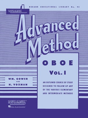 Himie Voxman Rubank Advanced Method: Oboe Volume 1 Essential Oboe Technique...