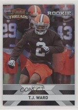 2010 Panini Threads Rookie Silver Century Proof 50/250 TJ Ward #286 0o0