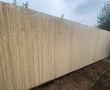4M Bamboo Garden Screening Privacy Bamboo Slat Rolls Panels