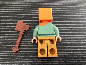 Lego Alex With Gold Legs (min047) Minifigures Minecraft 21134