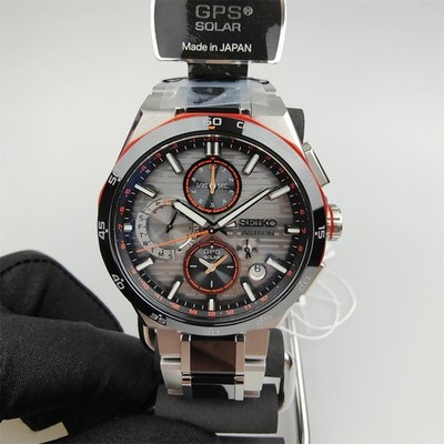 Seiko Astron   GPS titanium analog world time limited watch SBXC183/SSH183