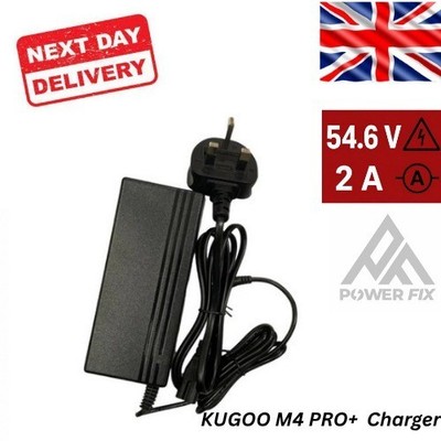 Genuine Kugoo M4 Pro+ Charger 48V 54.6V 2A E-Scooter Battery Charging Adaptor