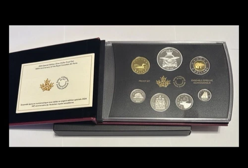 2024 S.E. Silver Dollar Proof Set - 100th Ann. of Royal Canadian Air Force B2024