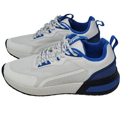 NEW Pull & Bear STWD Sneakers EU 40 White & Blue Women's 9.5 Men's 7 Shoes