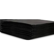 50-Pack Black & Clear (3 Mil) Home Kitchen Contractor Trash Bags  - 55-60 Gallon