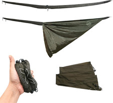 Premium Hammock Tarp Sleeve 12Ft Camping Tent Rain Fly Snakeskin for Tarp Easy S
