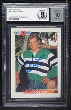 BAS 1992 Bowman Derek Lowe #98 BGS Authentic Auto ow6