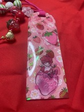 Custom Acrylic Bookmark Charm resin Strawberry Shortcake Inspired 1 Piece 
