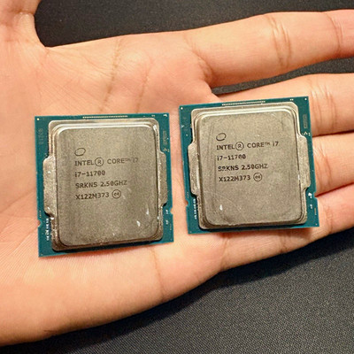 Intel Core i7-11700 2.50GHz 8-Core LGA1200 CPU SRKNS Lot of 2