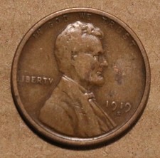 1919 S  Lincoln Wheat Cent