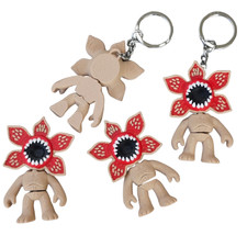 Demogorgon Stranger Things Keychain Charm Monster Netflix Sci-Fi Gift Keyring