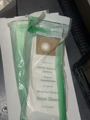 #ad 10Pc Green Klean 1471058500 Vacuum Cleaner Bags for Clarke Carpetmaster Upright $18.27