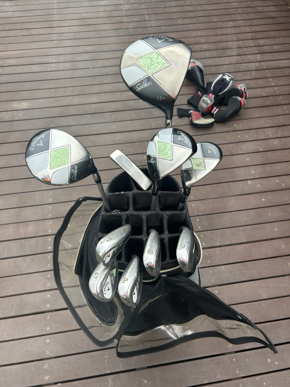 Callaway Solaire Ladies Golf Clubs Eagles & Birdies 14-Way Divider Golf Bag