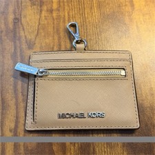 Michael Kors Beige Leather ID/Document Holder...