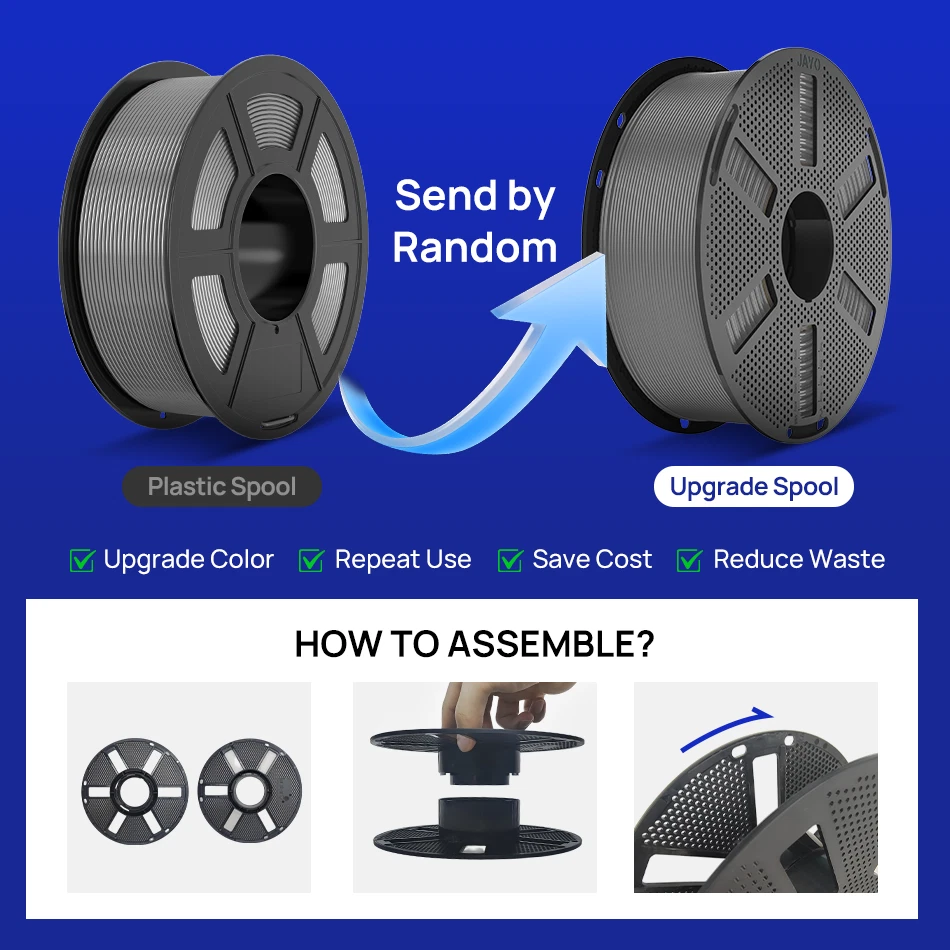 🎁BUY 10 PAY 6 JAYO 1.1KG PETG PLA+ SILK PLA Classic Matte ASA 1.75mm Filament