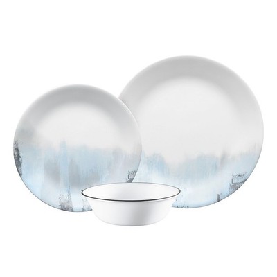New Corelle Tranquil Reflection 12-pc Dinnerware Set