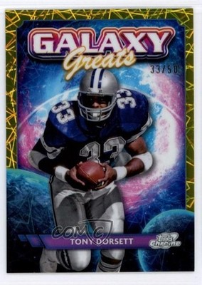 2024 Topps Cosmic Chrome Gold Interstellar Refractor /50 Tony Dorsett HOF 0i1l