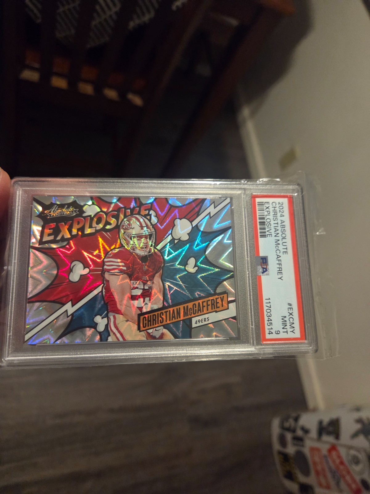 2024 Panini Absolute - Explosive Christian McCaffrey #EX-CMY
