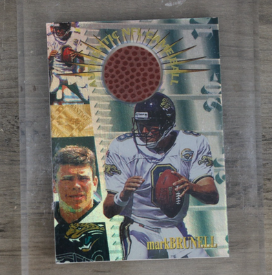 #ad 1996 NFL Collectors Edge #633 Game Ball Mark Brunell Carolina VS Jacksonville $27.99