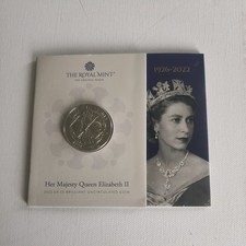 2022 King Charles III BU £5 Five Pound Coin Pack Queen Elizabeth II