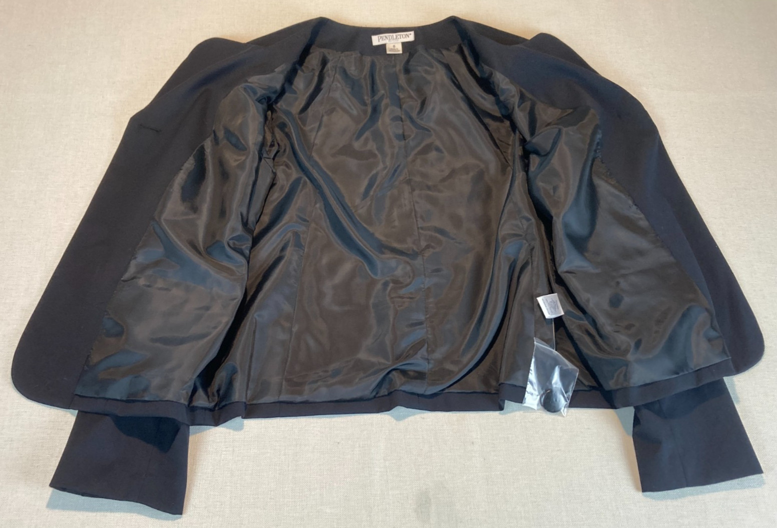 Pendleton Women's Black One Button Cropped Wool B… - image 3