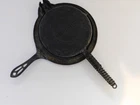 Griswold American #8 Vintage Cast Iron Waffle Maker 3 Piece 885/886/ 975D Base