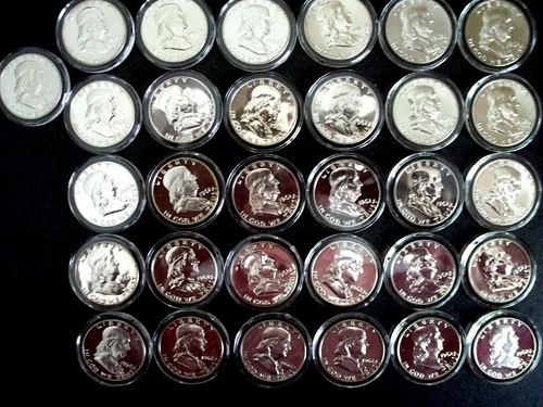 FRANKLIN HALF DOLLAR LOT (PROOF) 1962